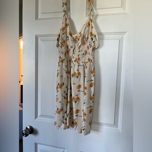 Reformation “Elyse” floral mini dress